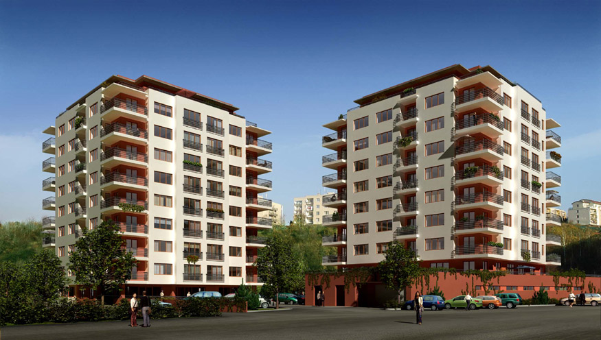 Praha 5- bytov� domy Malvazinky